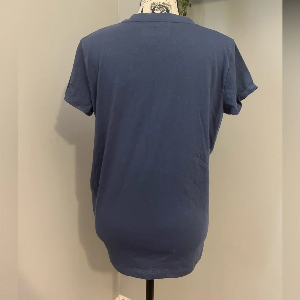 NWOT - Abercrombie Kids Girls Navy Tie-Front Top